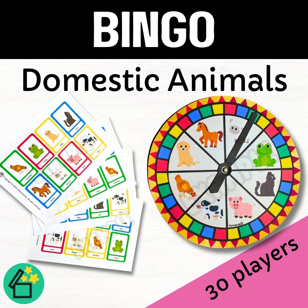 Bingo | Animal Bingo | 30 Player | PDF