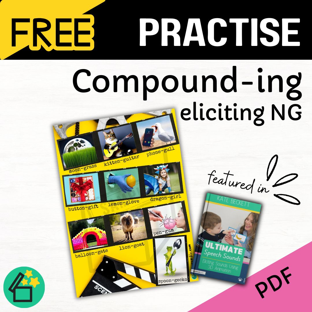 Compound-ing Ultimate Speech Sounds Eliciting Sounds Using 3D Animation Book by Kate Beckett.