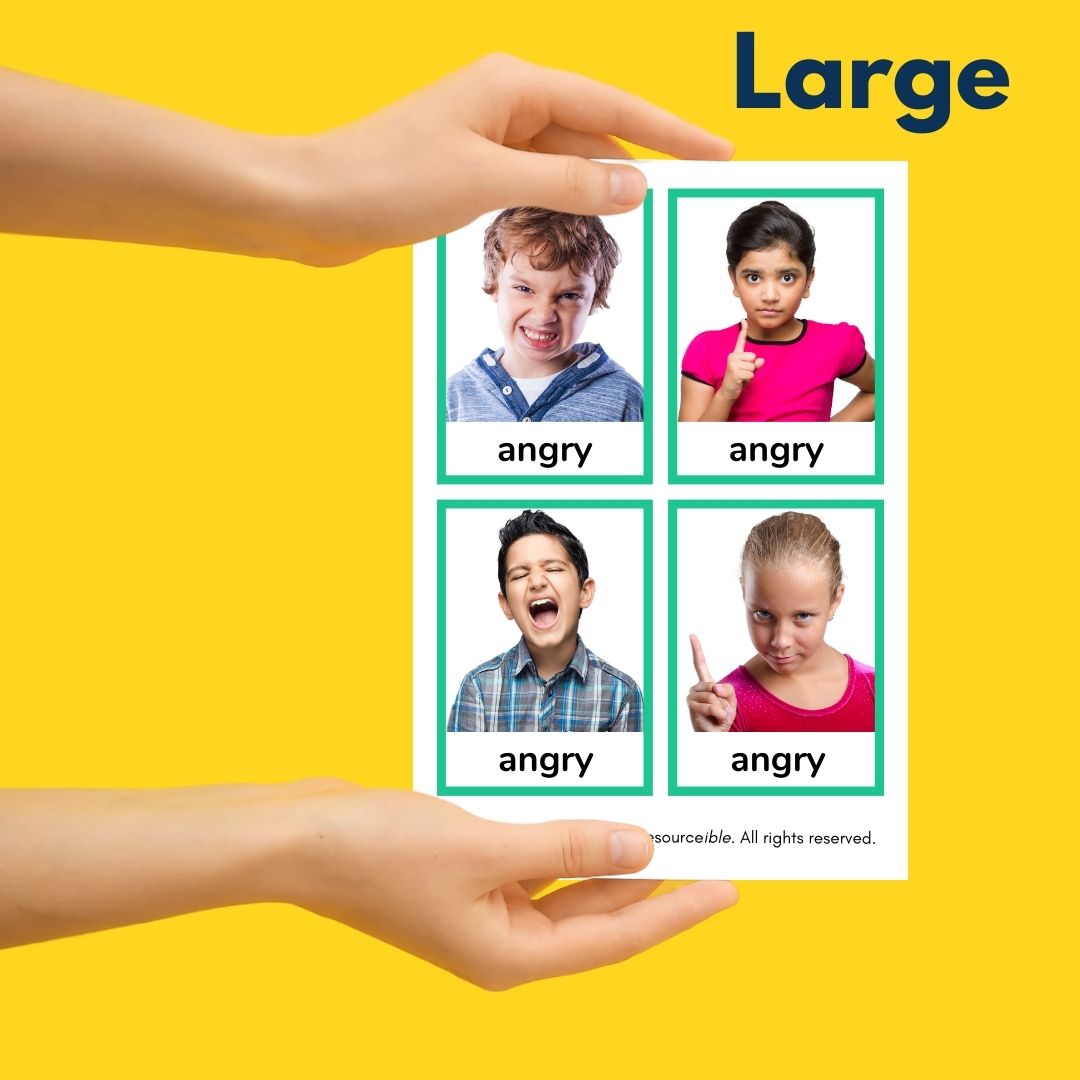 Teach physical cues to children with Autism using this PDF resource for learning emotions.