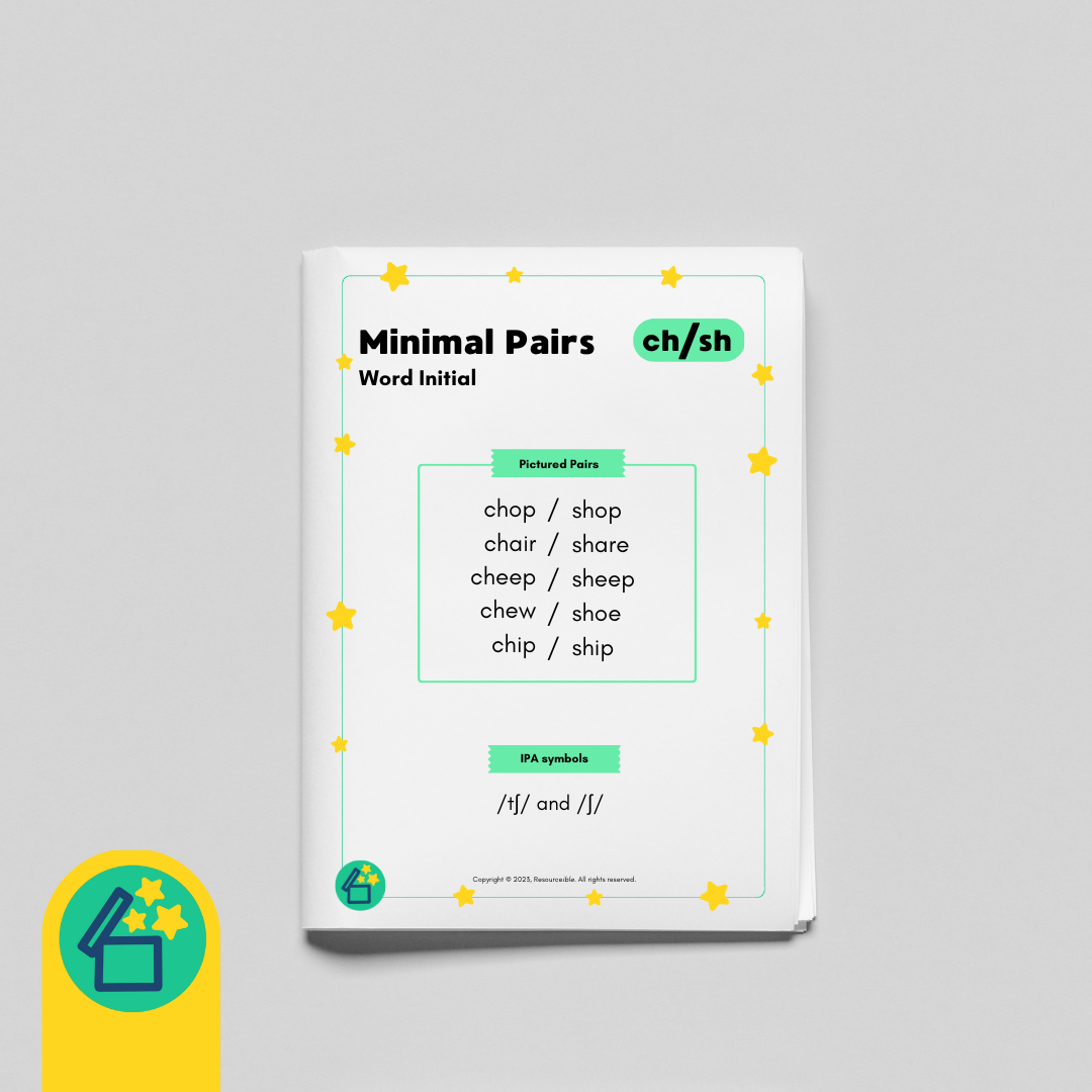 Minimal Pairs CH and SH