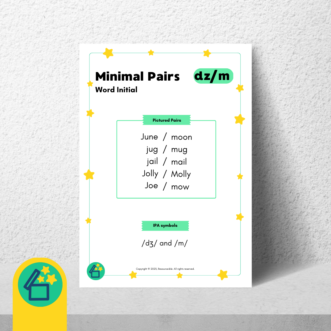 Minimal Pairs DZ and M