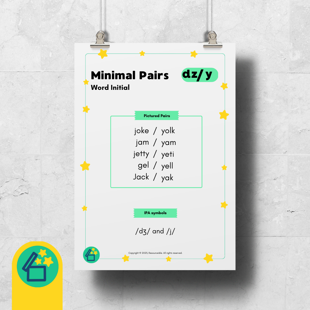 Minimal Pairs DZ and Y