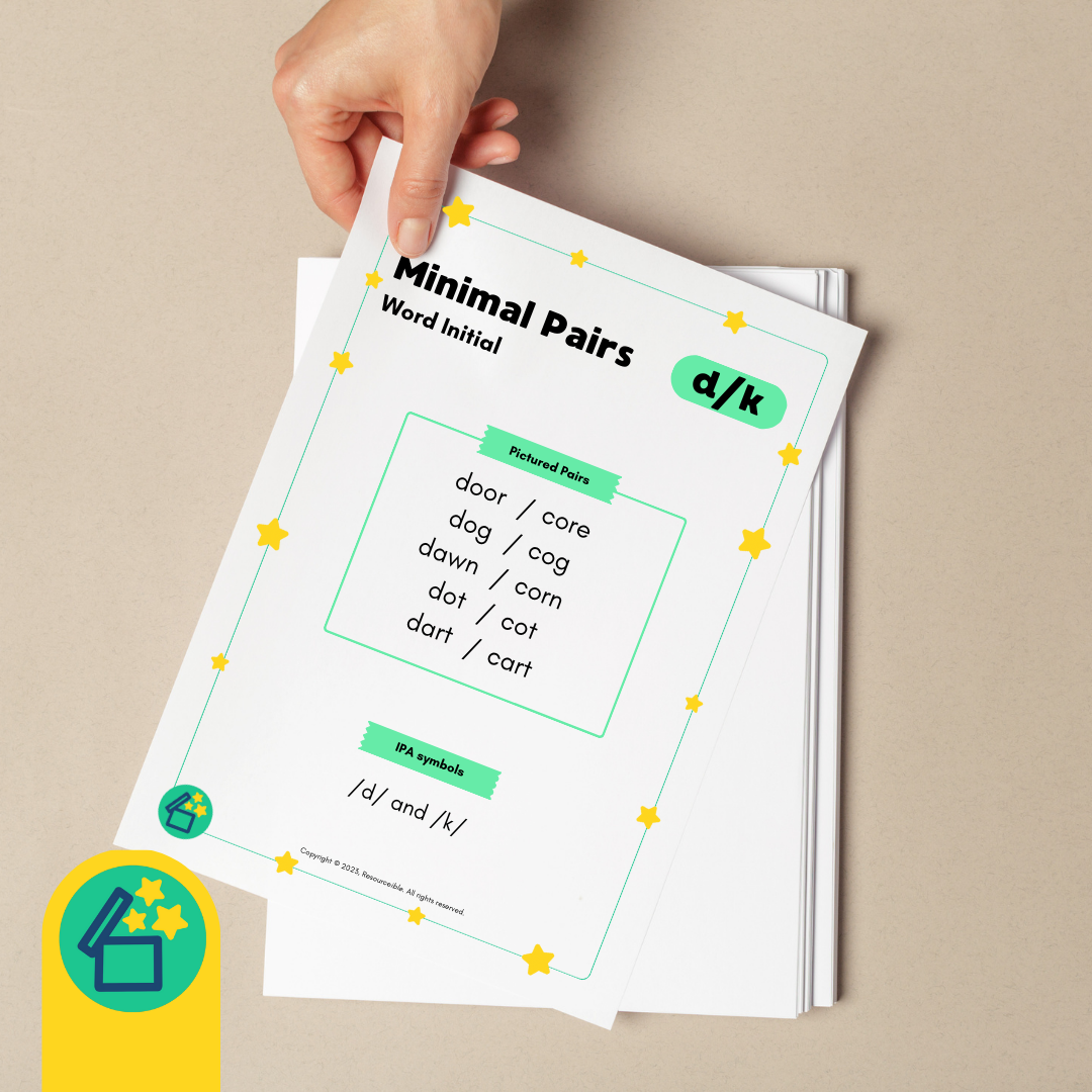 Minimal Pairs D and K