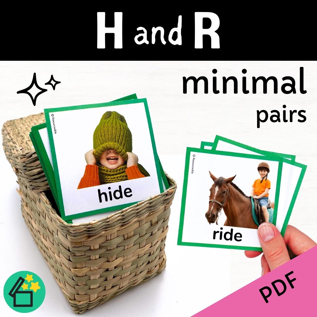 Minimal Pairs H and R | Speech Therapy Activities | pdf