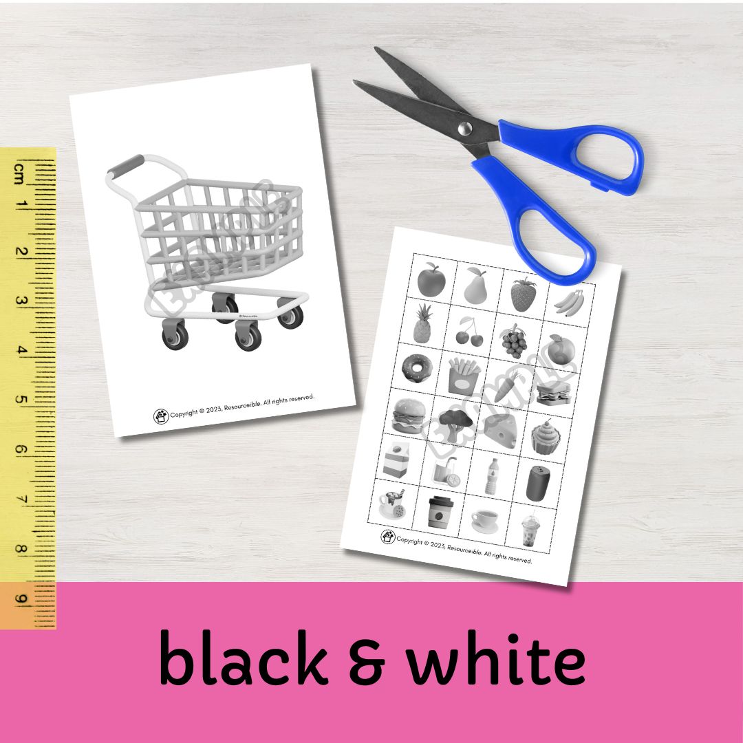 Printable PDF memory game for SLPs.