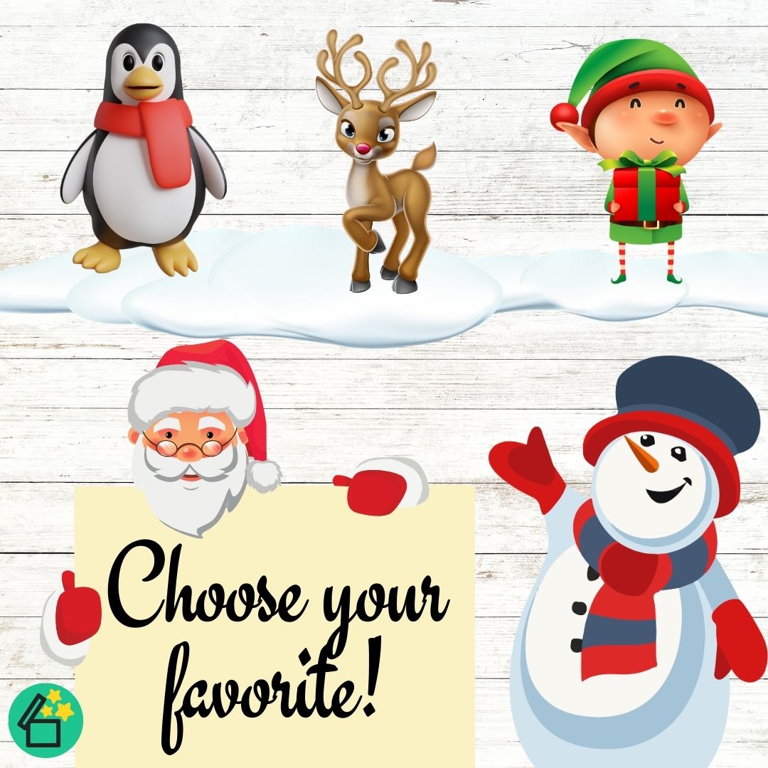 Printable Christmas activity for Speech Therapy.