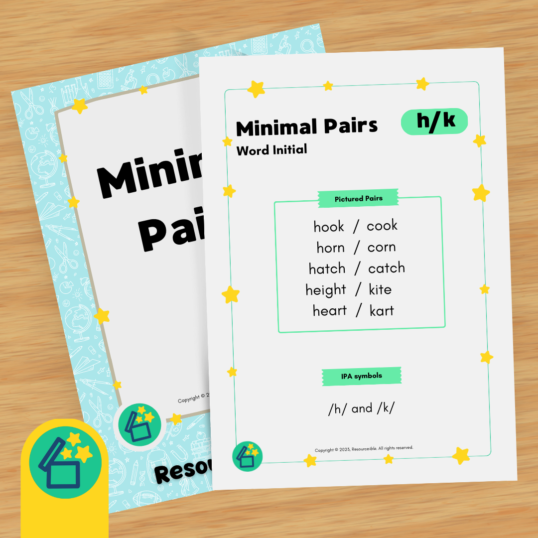 Minimal Pairs H and K