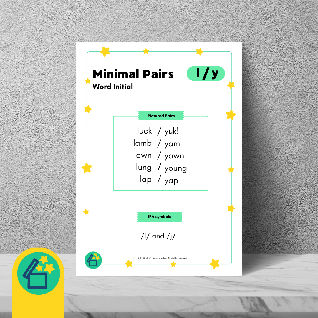 Minimal Pairs L and Y
