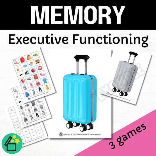 Working Memory | Executive Functioning | Printable Game | Holiday