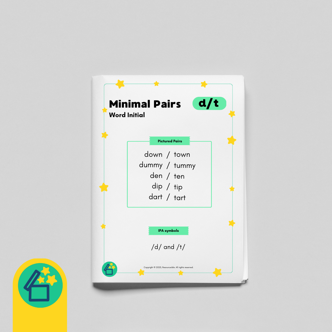 Minimal Pairs D and T