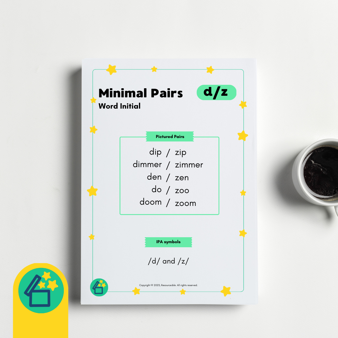 Minimal Pairs D and Z