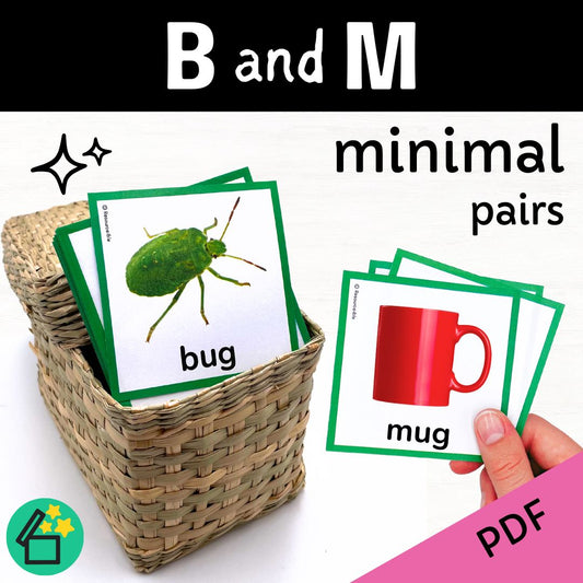Minimal Pairs B and M | Speech Therapy Activities | pdf