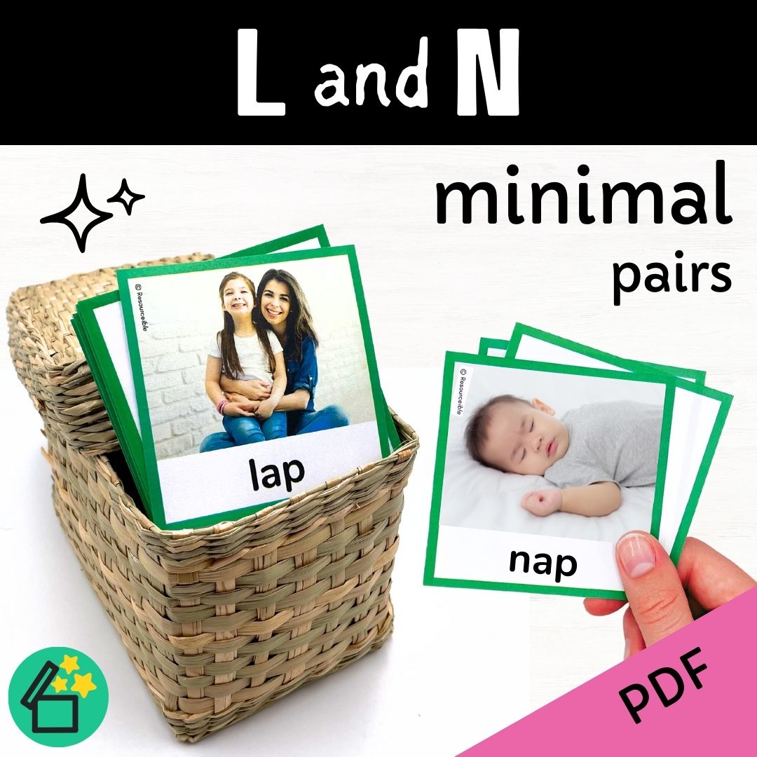 Minimal Pairs L and N | Speech Therapy Activities | pdf