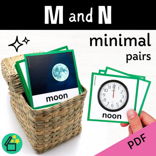 Minimal Pairs M and N | Speech Therapy Activities | pdf